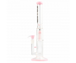 Skleněný bong Grace Glass Limited Edition Pink Barrel Bong, růžový, 42cm