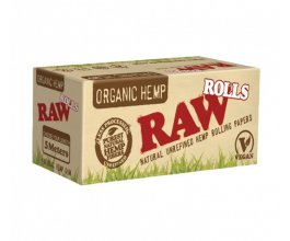 Rolovací papírky RAW ORGANIC ROLLS, 5m v balení