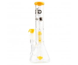 Skleněný bong Grace Glass Limited Edition Yellow Beaker Bong, žlutý, 37cm