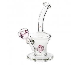 Skleněný bong Pure Glass Little Dumme 9" - Pink