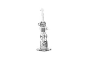 Skleněný bong Pure Glass 12" Infinity Recycler Tidabber